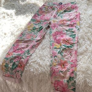 BDG size 26 floral pink jeans